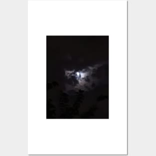 Moonlit Clouds Posters and Art